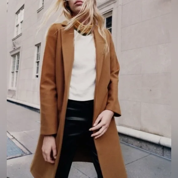 Zara Tan Women's Coat - Picture 5 of 5